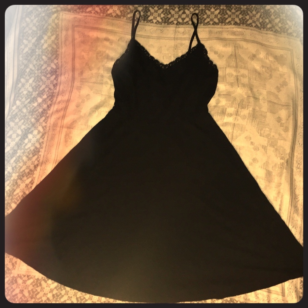 Cute black beach dress